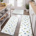 thumbnail image 2 of Pioneer Flower Floral Print Pattern Kitchen Rugs Sets Of 3,Kitchen Runner Rugs Non Skid Washable,Decorative Kitchen Floor Mats for Kitchen,Sink,Laundry,17X30 Inch + 17X47 Inch + 17X59 Inch, 2 of 6