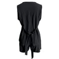 thumbnail image 6 of Short Sets for Women Sleeveless Tie Back V Neck Button Cardigan Vest and Shorts 2 Piece Matching Set Work Sets, 6 of 6