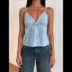 thumbnail image 5 of Camisola Sin Mangas con Tirantes Finos para Mujer, Top de Verano para Salir Azul L, 5 of 7