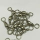 thumbnail image 3 of Soidarity Paquete de 100 conectores giratorios de pesca de acero al carbono reemplazo para exteriores agua dulce 12-27mm accesorios de aparejos de anillo Pescar Negro talla 8 Soidarity DJ0451-15, 3 of 5