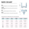 thumbnail image 5 of PAYOHTO Women's Cross Front Bikini Set with High Elasticity Soft Padding Tartan Plaid Blue Bathing Suit Crop Top Swimsuit, 5 of 9