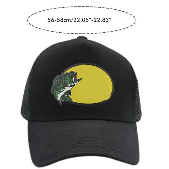 Sombrero para el sol,Gorra de béisbol de malla Gorra de béisbol de malla estampada Sombrero de camionero Rendimiento probado