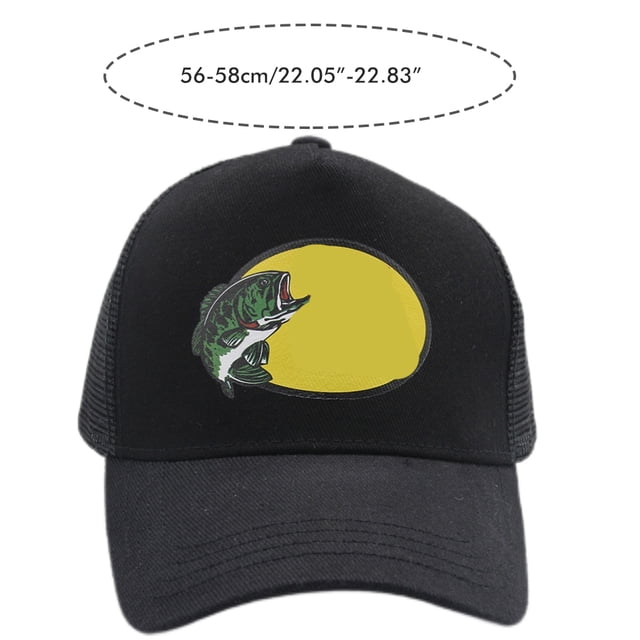 Sombrero para el sol,Gorra de béisbol de malla Gorra de béisbol de malla estampada Sombrero de camionero Rendimiento probado
