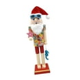 thumbnail image 4 of AMLESO 15inch Wood Beach Santa Figure Nutcracker Puppet Toy for House Warming Party E, 4 of 8