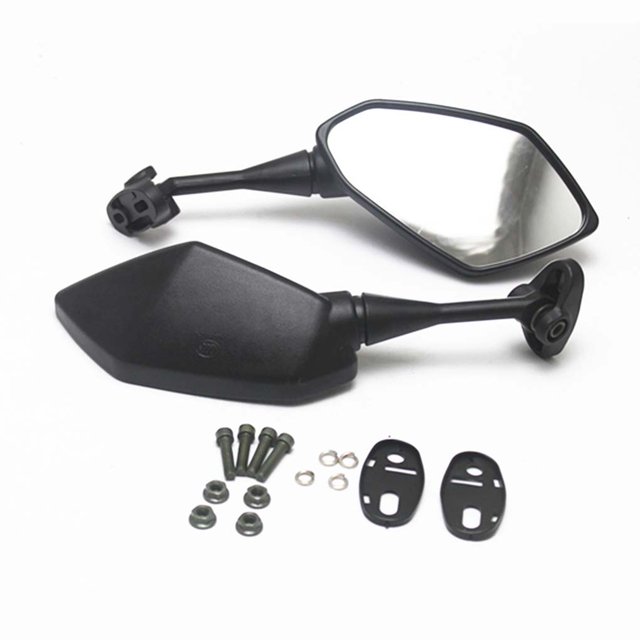 Espejos de motocicleta Espejo claro de Moto Clear Mirror Mirador Modificador Modificación Reemplazo de espejos para la reparación de modificaciones 1 Conjunto tholdsy VI002049-00B