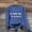 Blue, variant on Up To 50% Off Fall Sweatshirts for Women Women's Solid Round Neck Long Sleeved It Was Me I Let The Dogs Out Letter Printed Hoodie Without A Hat