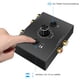 thumbnail image 2 of Dinheiro Conmutador de Audio RCA L/R 2(1)-En-1(2)-Salida, Conmutador de Audio Estéreo Silencioso Analógico con Control de Volumen, Selector de Audio Distribuidor de Sonido para Altavoces de PC, 2 of 5