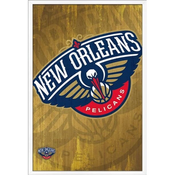 picture Logo New Orleans Pelicans nba new orleans pelicans logo poster
