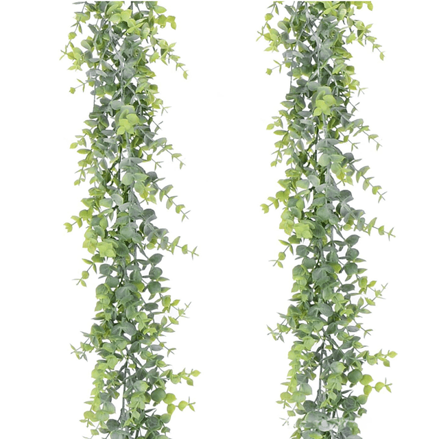 1,8 m eucalipto ratán ins boda suave decoración simulación planta verde dinero hoja simulación eucalipto ratán