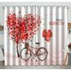 thumbnail image 1 of Cortina de ventana ABPHQTO Día de San Valentín Árbol en forma de corazón 130x210 cm (Dos piezas), 1 of 1