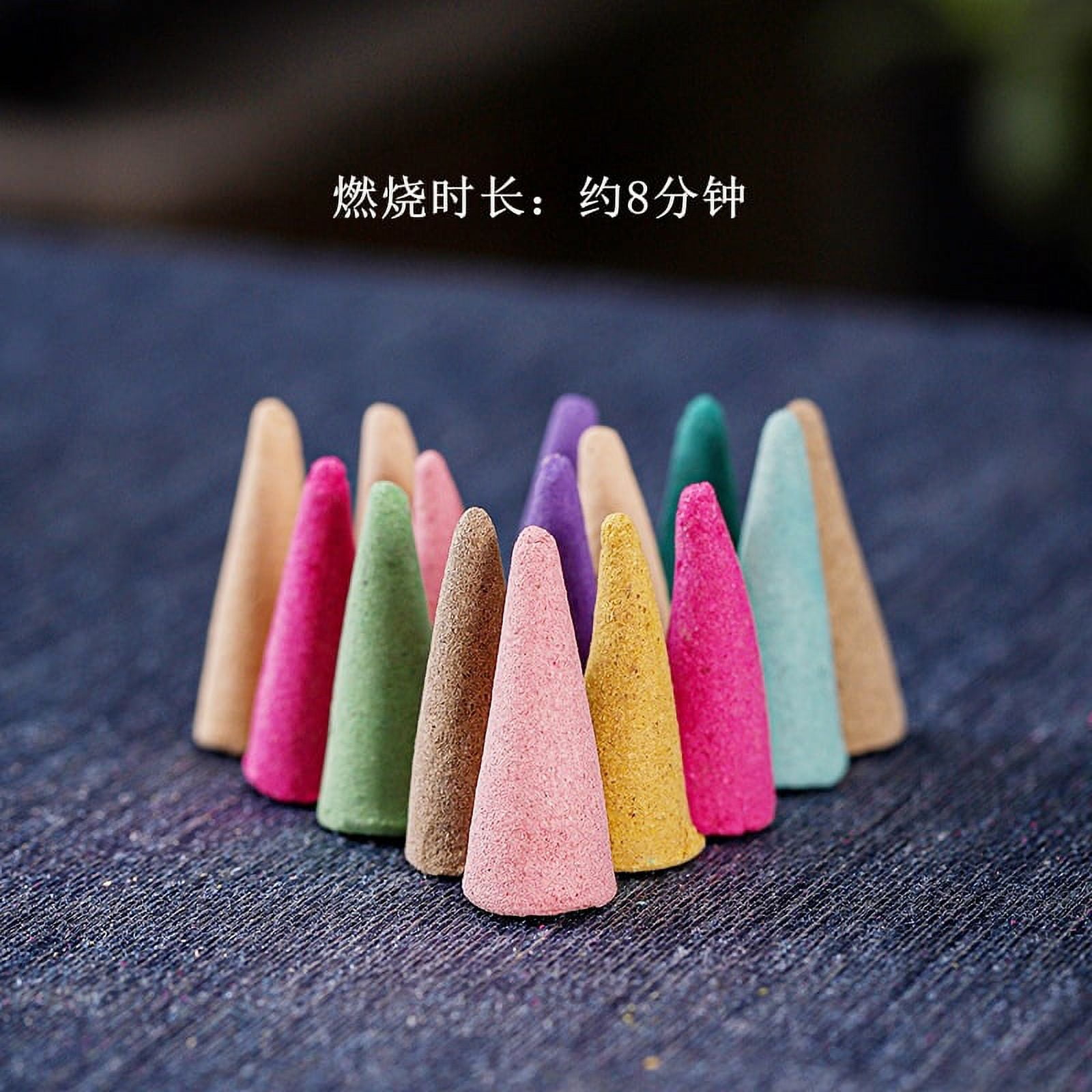 Zhuge 500G Backflow Incense Cones for Waterfall Natural Scents for Incense Waterfall Burner，Rose