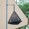 thumbnail image 3 of Triangle Storage Mesh Hanging Bag Foldable Kitchen Basket Picnic Tableware Drying Net Food Vegetable Organize Tool, 3 of 7