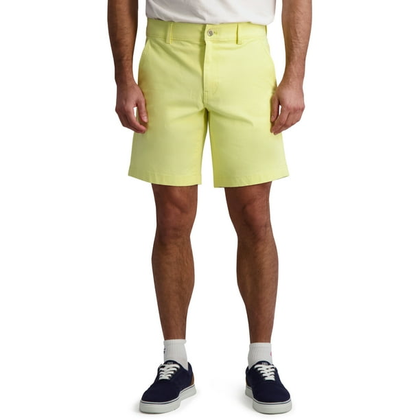 Chap's Men's 9" Flat Front Stretch Twill Short Sizes 28 42 Waist