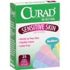 Curad Sensitive Skin Color Bandages, 25 Count