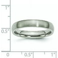 thumbnail image 6 of Chisel Titanium Brushed 4.2mm Half Round Band - Ring Size 5.5, 6 of 8
