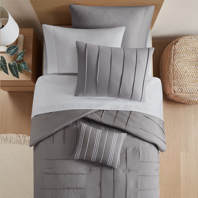 Mainstays 8-Piece Reversible Bed-in-a-Bag Comforter Set, Twin/Twin-XL photo 6