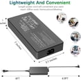 thumbnail image 3 of 280W 14A 20V ADP-280EB B AC Charger for Asus ROG Strix G15 G17 G513R G513Q G713R G713Q Scar 15 17 G532L G533Z G732L G733Z Hero Scar III G731G G531G G703G Gaming Laptop Power Supply Adapter Cord, 3 of 7