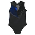 thumbnail image 4 of TSSOE Leotards for Girls One Piece Gymnastics Outfit Sleeveless Biketards Dancewear Athletic Dance Bodysuit Royal Blue 10, 4 of 5