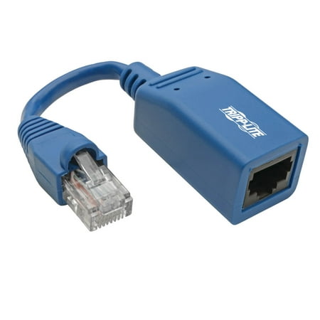 UPC: 0037332236265 | Tripp Lite Cisco Console Rollover Cable Adapter (m/f) Rj45 To Rj45  Blue  5 In. Serial Adapter Rj-45 (m) To Rj-45 (f) 42 Ft Cat 5e/6 Mlded Blue