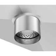 18 x 120 Stainless Steel Floor Trough Drain, 14-Gauge with Subway-Style Grating & Removable Drain Basket, NSF Listed (KM-FTG-18120)