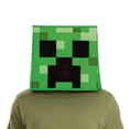 thumbnail image 2 of Accesorio de disfraz, máscara de Minecraft Creeper Block Head, 2 of 5