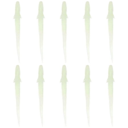 Oasiva 10pcs Soft Fishing Lures 10cm 3g Artificial Loach Baits for Trout Swimbait