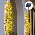 thumbnail image 6 of Zeeyh LED Solar String Lights Artificial Ivy Leaf Garland Plants Vine Hanging Wedding Garland Fairy Lights 5m for Party Wedding Garden Christmas Room Decor, 6 of 9