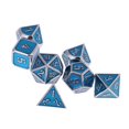 thumbnail image 4 of Juego Polihédricos 7pcs / Set Multi-sided D8 D10 D20 Para \u0026 D\u0026D Juego De Roles Juego Cromo azul real Baoblaze Dados poliédricos, 4 of 8