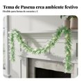 thumbnail image 2 of Fonowx Guirnalda de Conejos de Pascua Colorido Cinta Decorativa de Pascua Efecto es Decir Decir Ponjoso es Decir Decir Pumillón Verde con Conejitos, 2 of 5
