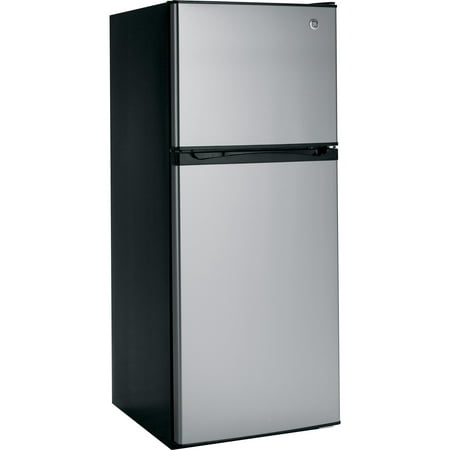 GE - 11.6 Cu. Ft. Top-Freezer Refrigerator - Stainless steel