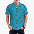 thumbnail image 1 of Fotbe Sea Turtle Camiseta Polo de Golf para Hombre con Estampado – Camisa Deportiva Transpirable con Cuello Abotonado-4X-Large, 1 of 6