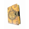thumbnail image 2 of Celestial Earth Goddess Handmade Leather Journal with Clasp – 200 Deckle Edge Pages, 5x7 Vintage Notebook, Boho Spiritual Diary, Travel Writing Journal Gift, 2 of 3