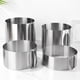 thumbnail image 3 of Stainless Steel Mousse Cake Rings Mold Easy Cleaning Tiramisu Making Mold for Baking Lovers, 3 of 5