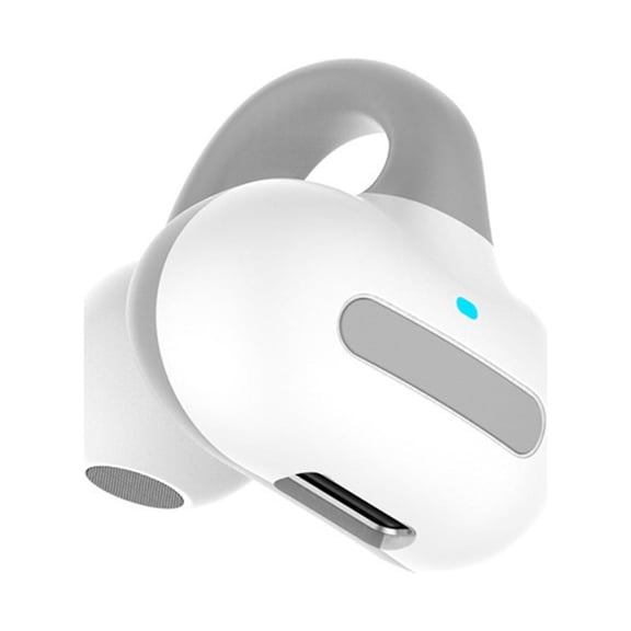 LACKUST M-S8 Earclip Bluetooth Earphones,Clearance Noise Cancelling Bluetooth Headphones for Kids,New Wireless Stereo Ear Conduction,Large Capacity,Silver
