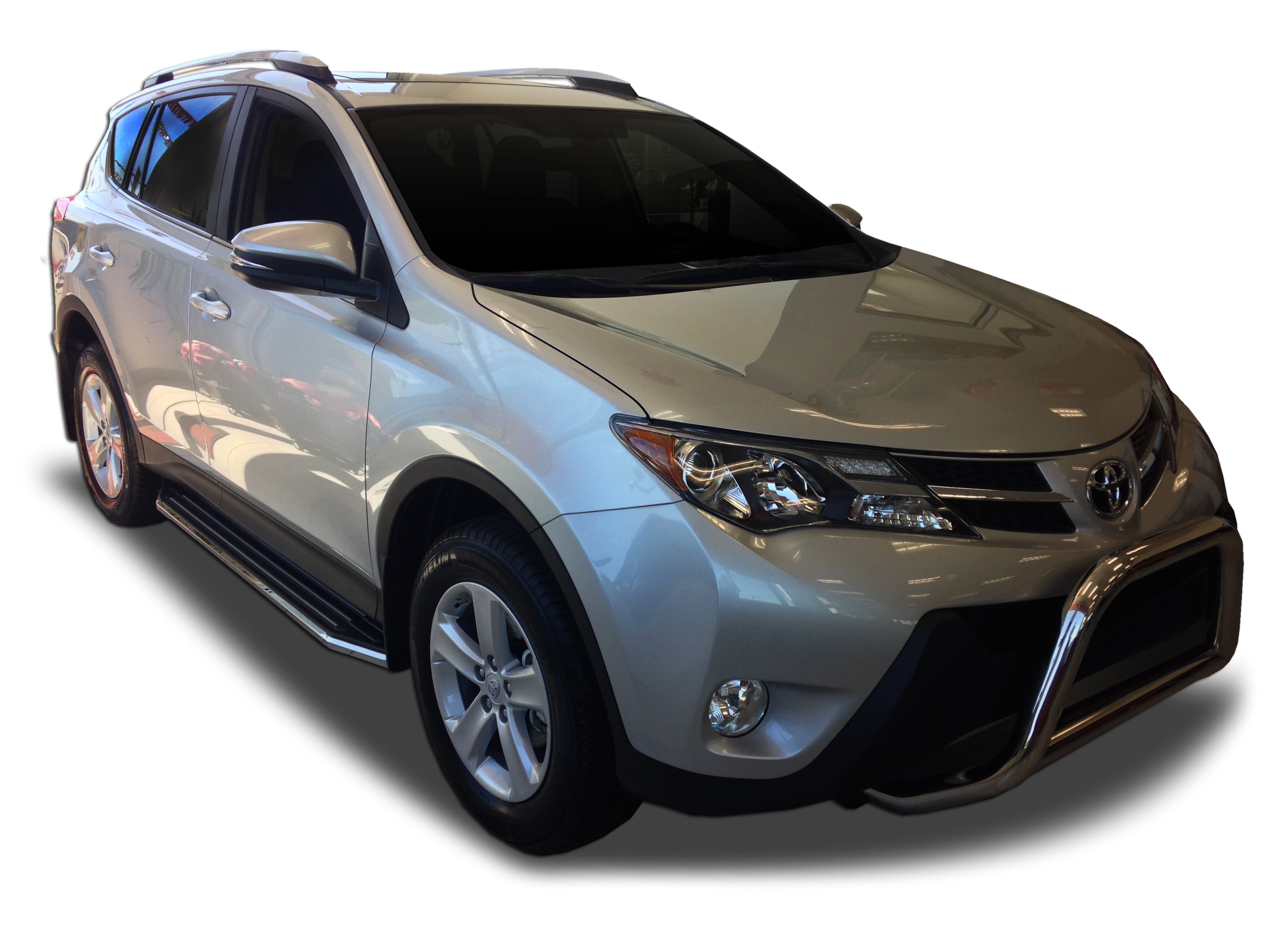 Broadfeet Ez R11 Running Boards For 16 18 Toyota Rav4 In Black Walmart Com Walmart Com
