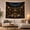 Library Table, variant on Conservatory Library With Moonlit Window and Lanterns Dreamy Dark Academia for Book Lovers Enchanted Library Decor Housewarming Gift Tapestry Wall Hanging for Bedroom and Living Room