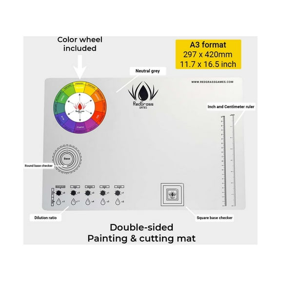 Redgrass Games Painting Mat A3 New
