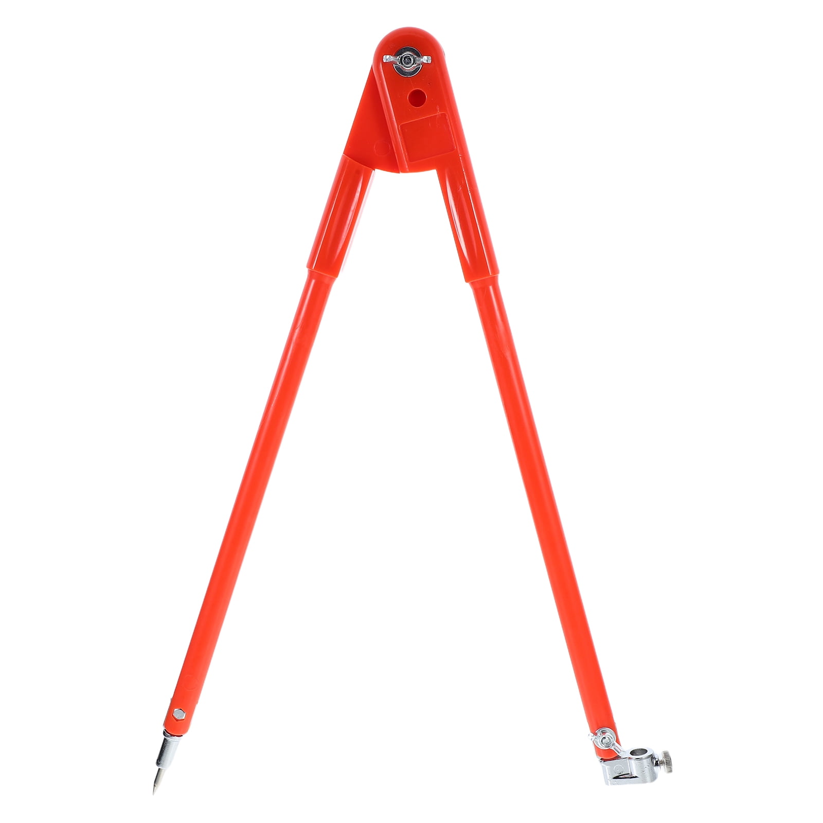 HONITANO Large Orange Drawing Compass for Woodworking Precision and Accurate Circle Marking