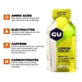 thumbnail image 2 of GU Energy Original Sports Nutrition Energy Gel, Vegan, Gluten-Free, Kosher, and Dairy-Free On-the-Go Energy for Any Workout, 24-Count, Lemon Sublime, 2 of 5