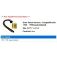 thumbnail image 2 of Brake Switch Harness - Compatible with 1992 - 1998 Suzuki Sidekick 1993 1994 1995 1996 1997, 2 of 2