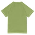 thumbnail image 6 of FORMRS Boys Rash Guard with Short Sleeves UPF 50+ Swim Shirts Sizes 3-12T, Martini with Olive, 6 of 6