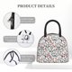 thumbnail image 4 of Balery Christmas Elements Bolsa de Almuerzo para Mujeres, Caja de Almuerzo, Bolsa de Almuerzo Pequeña Impermeable, Tote de Almuerzo Reutilizable con Gran Capacidad, 4 of 6