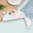 thumbnail image 4 of Hlzmart Easter Gift: Easter Rabbit Corner Door Plate Decoration Door And Window Decoration Easter Rabbit Wooden Ornaments C, 4 of 8