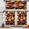 thumbnail image 3 of LALILO Kitchen Curtains and Valances Set of 3 36" Floral Window Treatment Tiers for Window Decor, 3 of 5