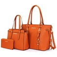 thumbnail image 1 of Set de bolsos Montana West Tote Bag Wallet de piel vegana, 1 of 7