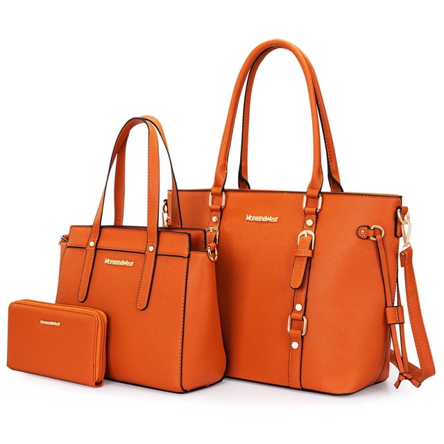 Set de bolsos Montana West Tote Bag Wallet de piel vegana