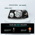 thumbnail image 2 of For 2001-2011 Ford Ranger Headlights+Corner Turn Signal Lights Pair Left+Right, 2 of 6