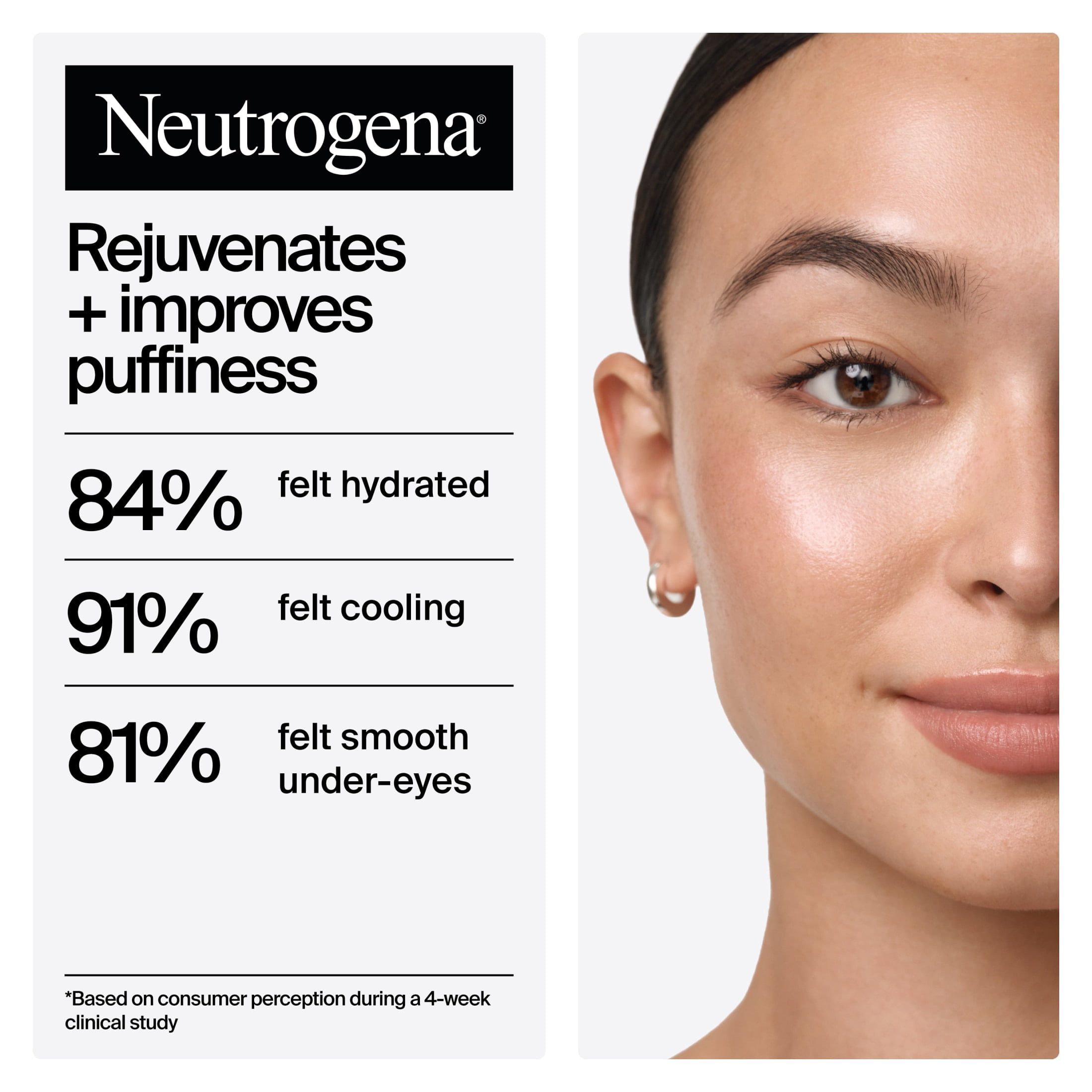 Neutrogena Hydro Boost Hydrogel Under Eye Patches with Hyaluronic Acid, 1 Pair