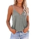 thumbnail image 1 of Karight Womens Tank Tops Half Zip V Neck Tshirts Summer Sexy Sleeveless Cami Shirts Ladies Chain Straps Casual Loose Blouses, 1 of 6