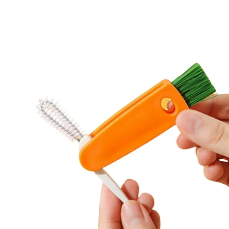 

Tregren Three-in-one Long Shank Cup Brush Cup Cover Slit Cleaning Brush
